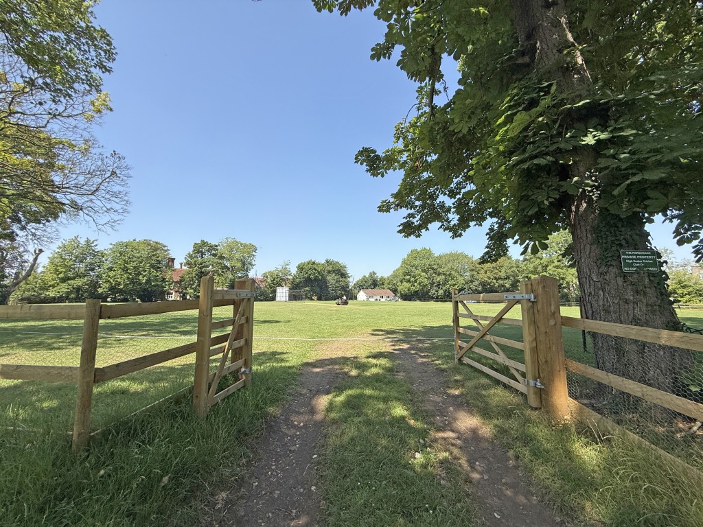 Lot: 168 - DETACHED COTTAGE IN ESSEX VILLAGE LOCATION - Entrance to High Easter Cricket Ground opposite the property